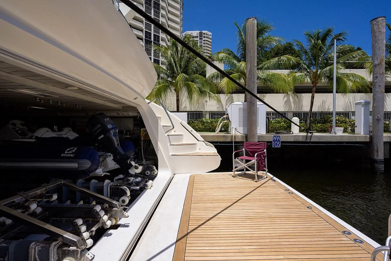a boat on the water aboard AVA Yacht for Sale