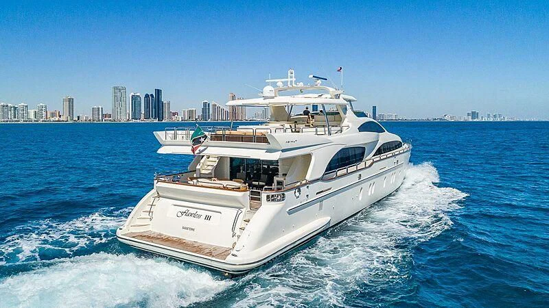 a boat on the water aboard AVA Yacht for Sale