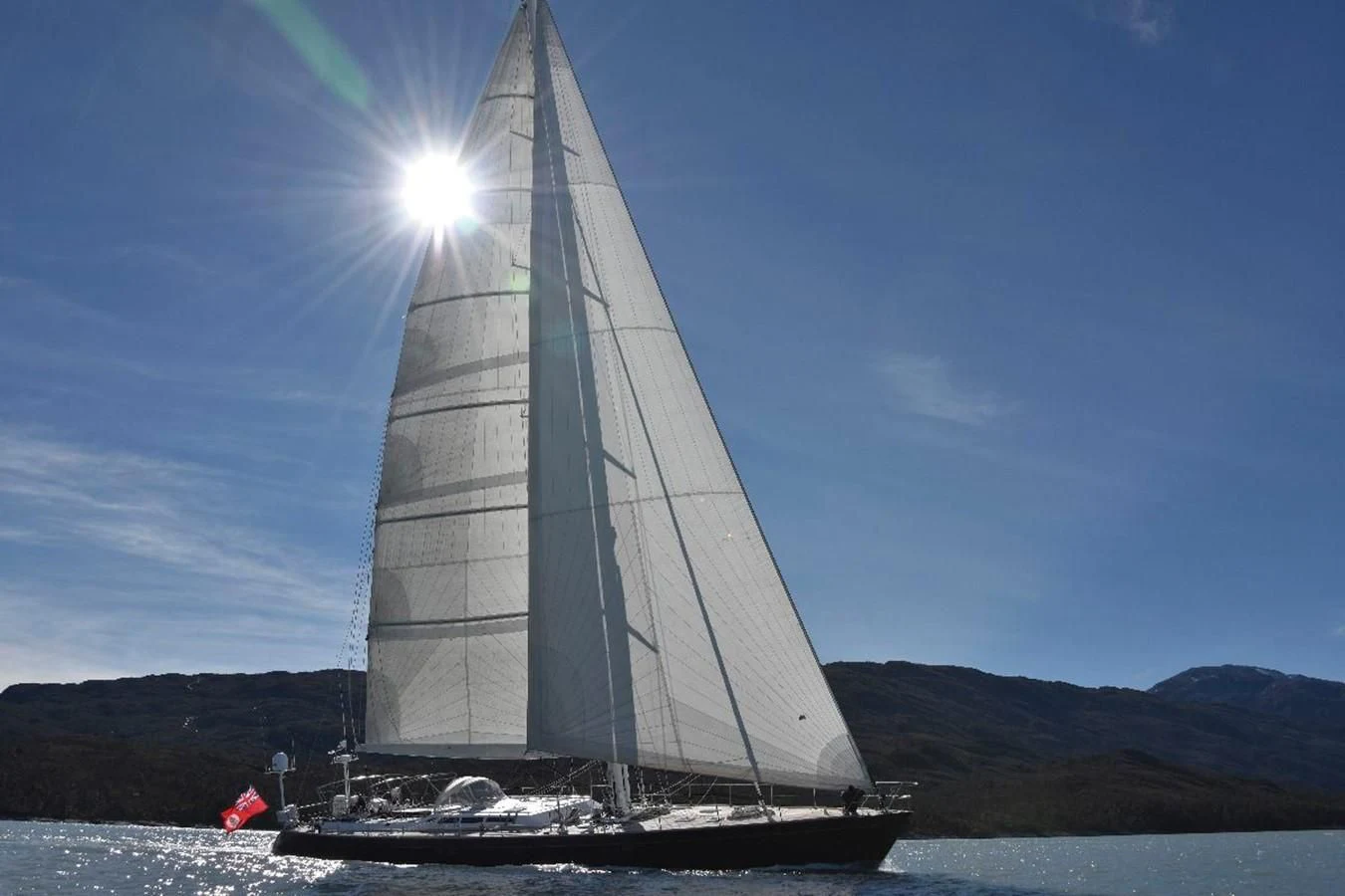 a sailboat on the water aboard ZANZIBAR Yacht for Sale