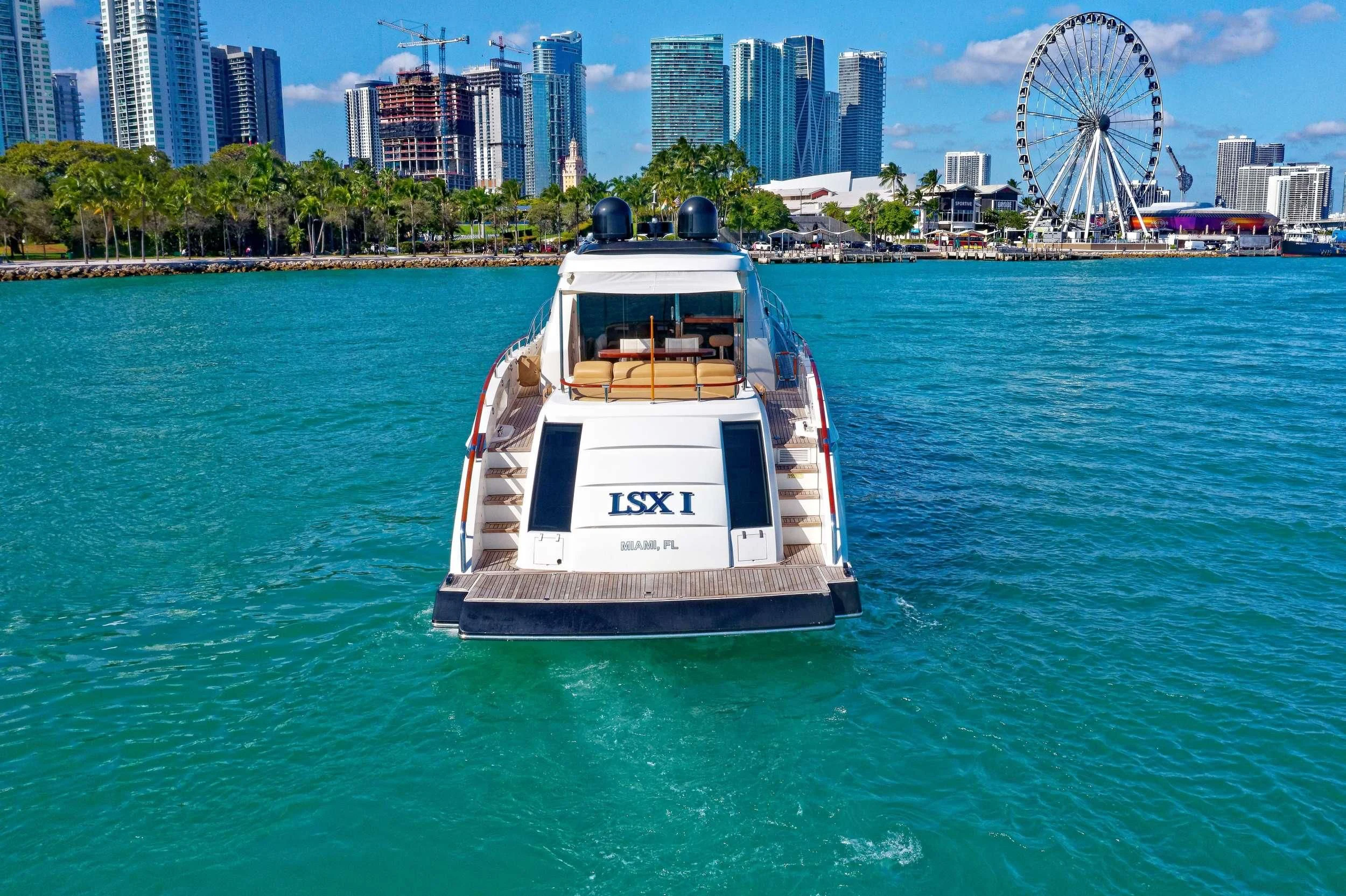 a boat in the water aboard XCELL Yacht for Sale