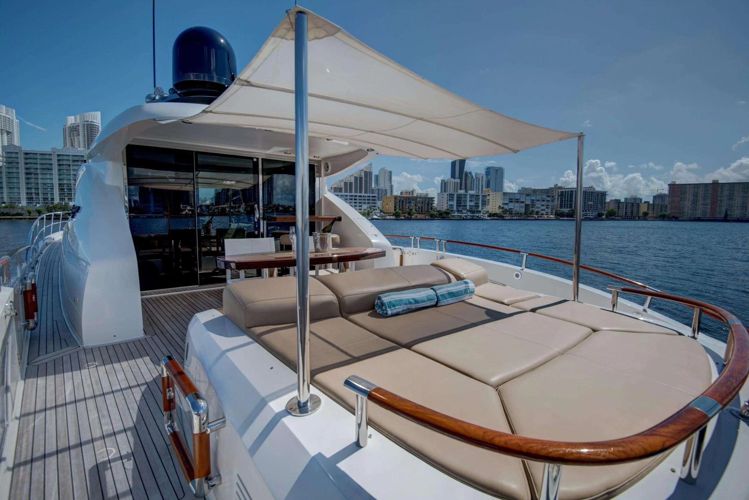 a boat on the water aboard XCELL Yacht for Sale