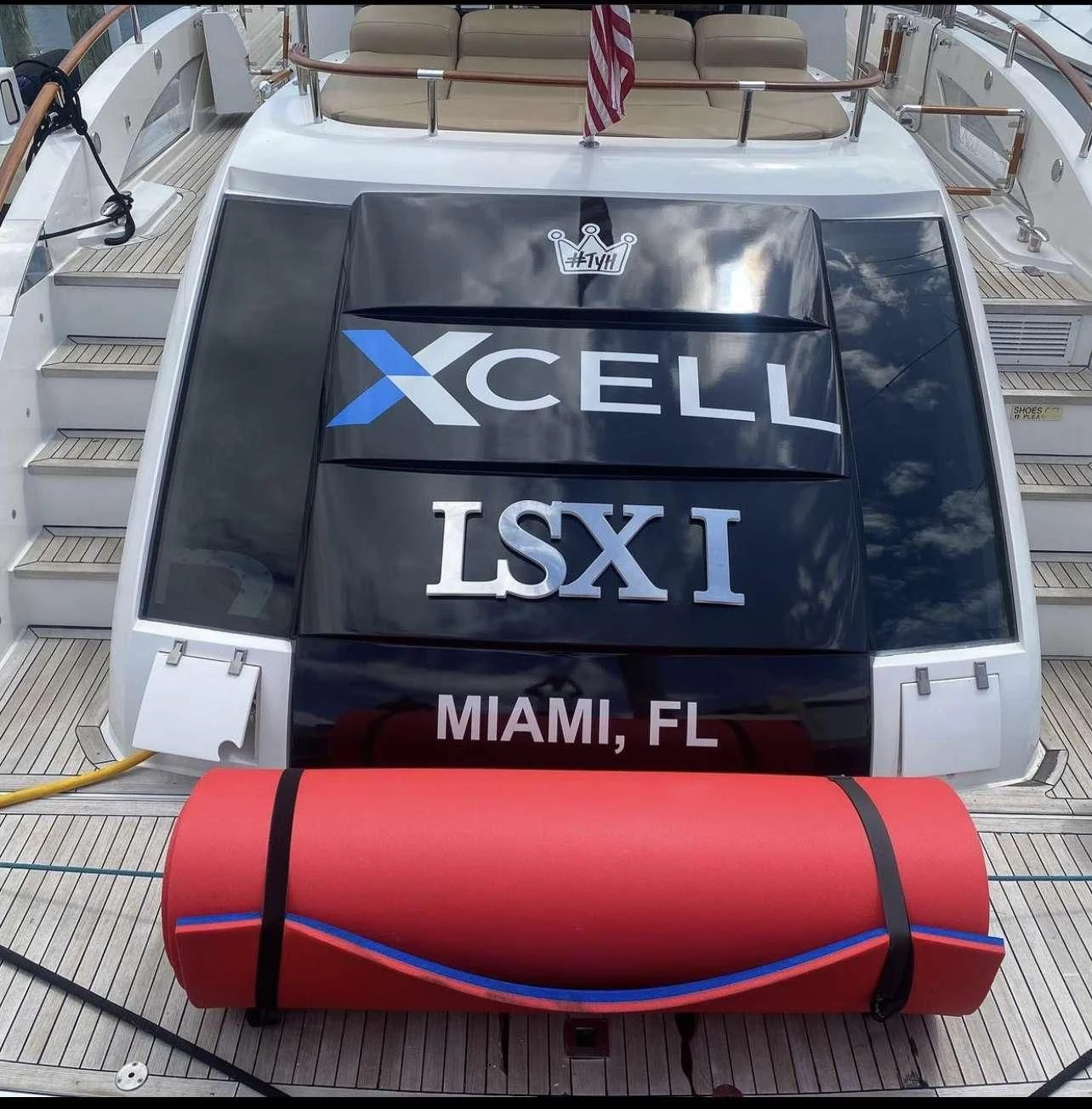 diagram aboard XCELL Yacht for Sale