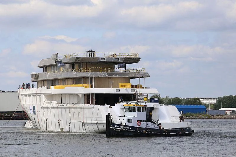 a boat on the water aboard INFINITY Yacht for Sale
