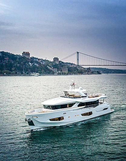 a boat in the water aboard MARINAR Yacht for Sale