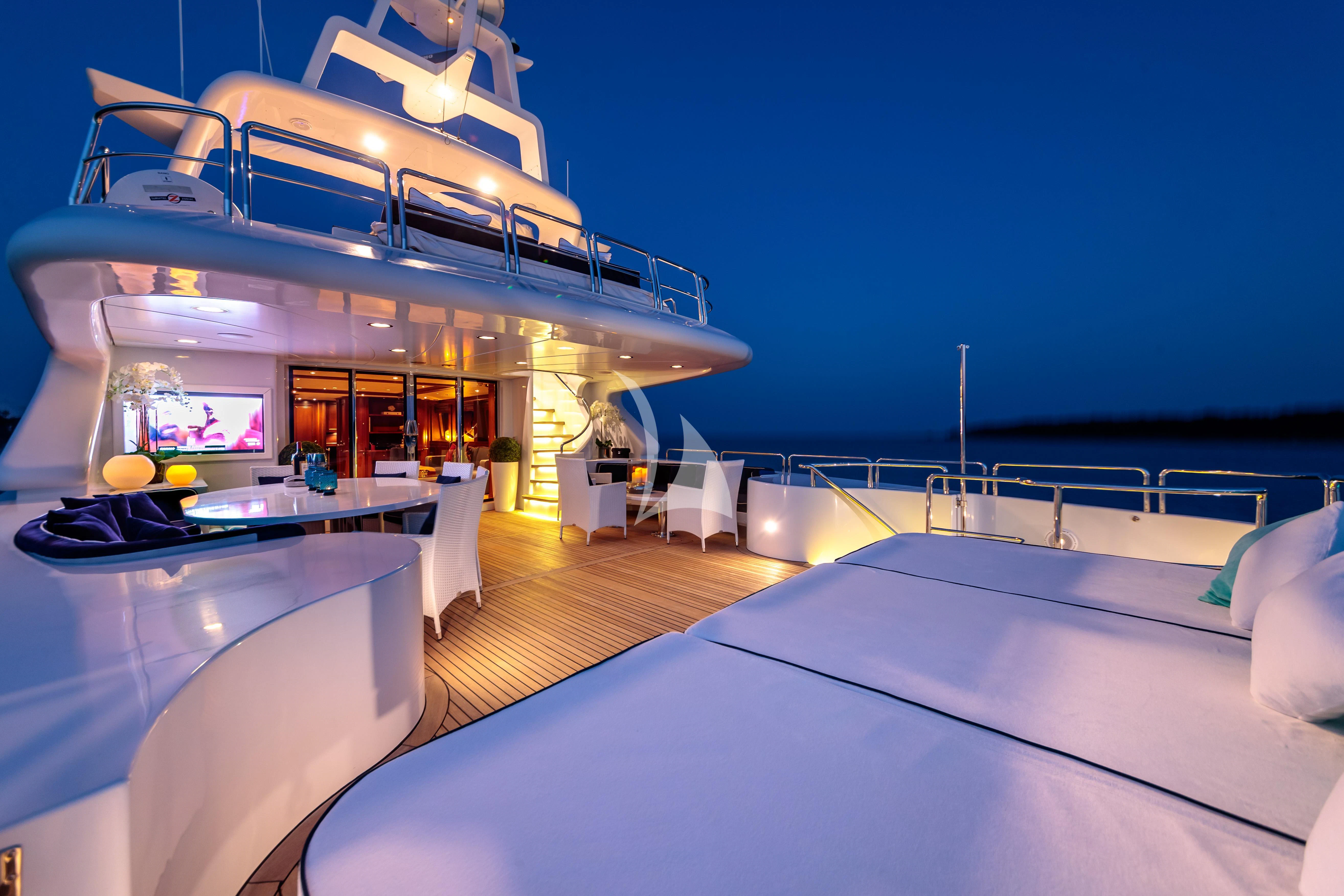 a pool table in a room aboard BANG! Yacht for Charter