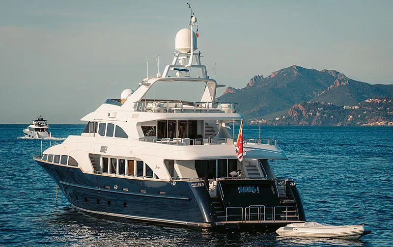 a boat on the water aboard BANG! Yacht for Charter