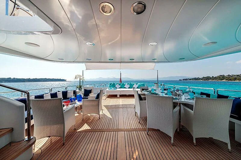 a boat on the water aboard BANG! Yacht for Charter