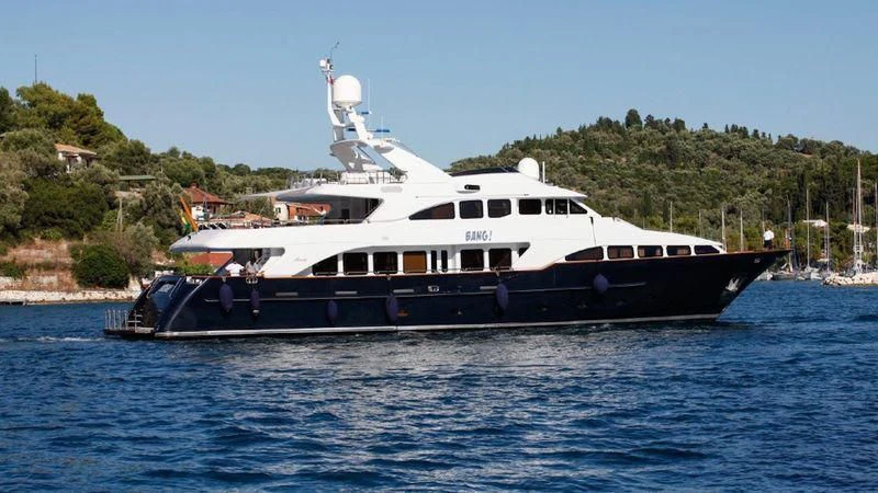 a boat on the water aboard BANG! Yacht for Charter