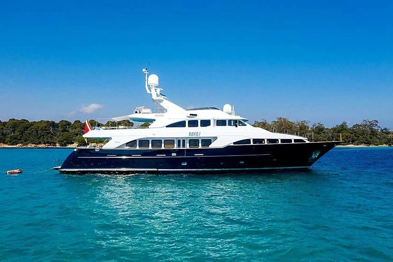 a boat on the water aboard BANG! Yacht for Charter