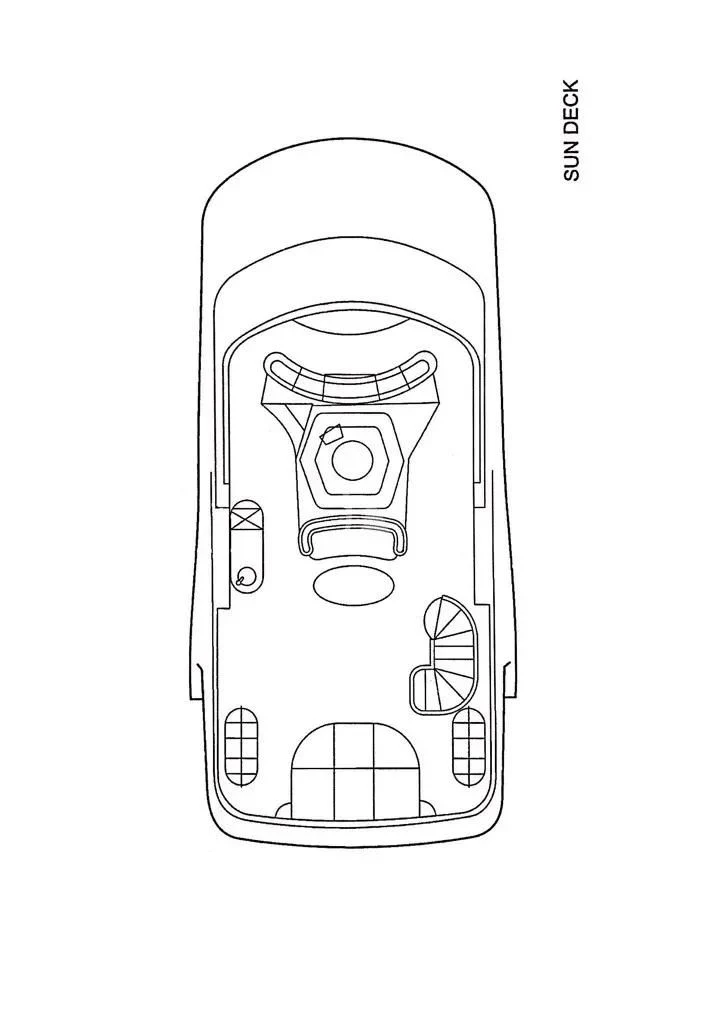 diagram aboard BANG! Yacht for Charter