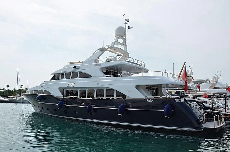 a boat on the water aboard BANG! Yacht for Charter