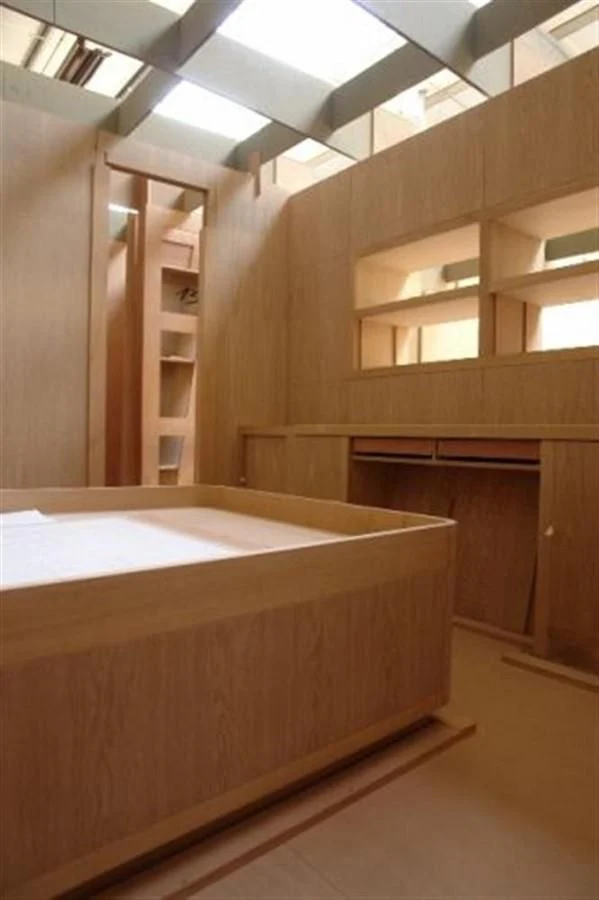 a room with a large white bed aboard 85' 2008 YAPLUKA 85 DOUBLE DECK Yacht for Sale