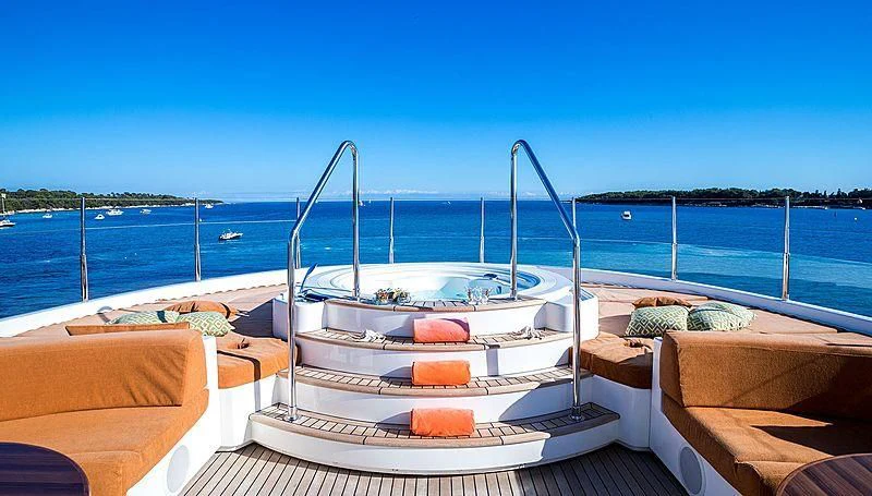 a boat on the water aboard PHOTON Yacht for Sale
