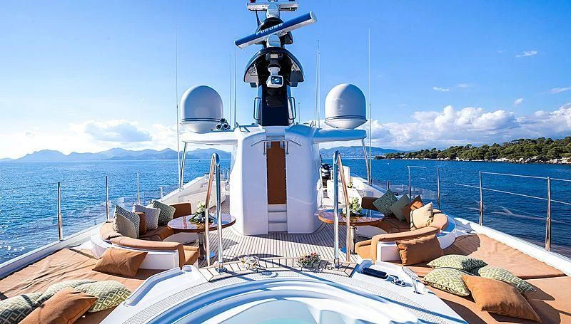 a boat on the water aboard PHOTON Yacht for Sale