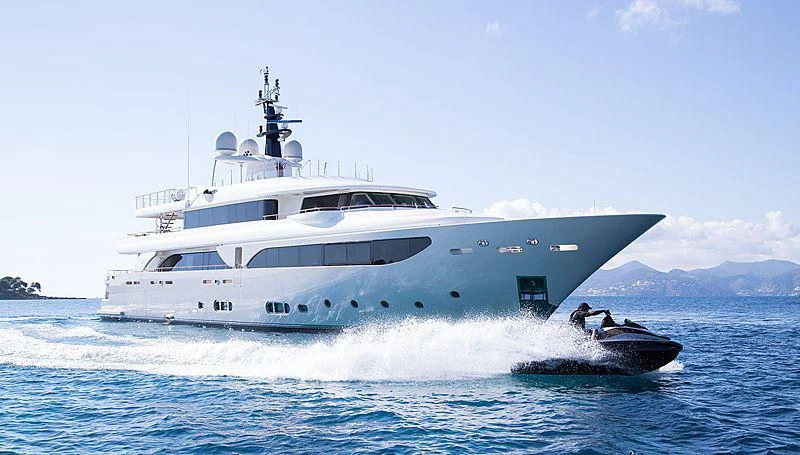 a boat on the water aboard PHOTON Yacht for Sale