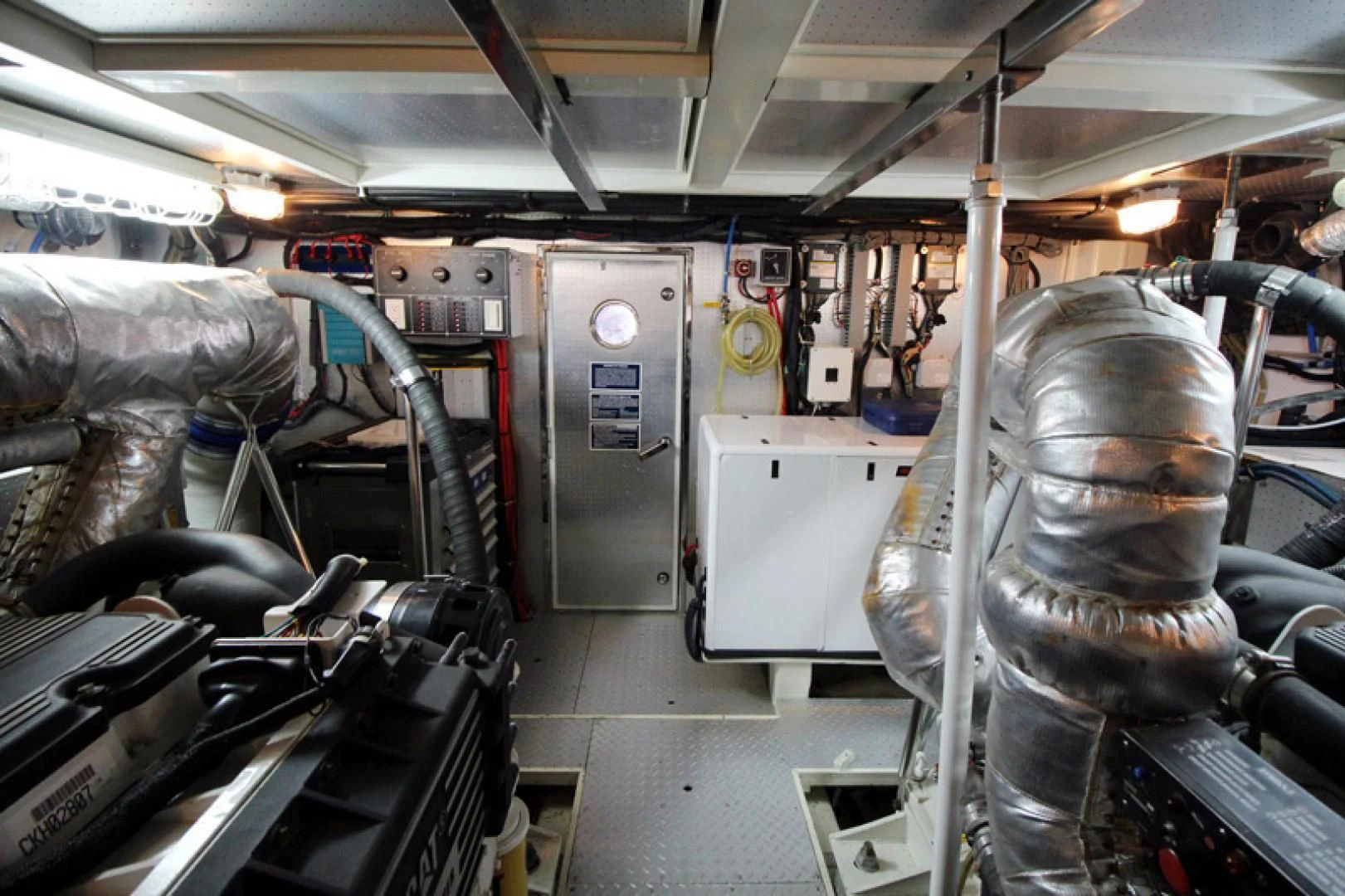 a large machine with many wires aboard ALWAYS SOMETHING Yacht for Sale