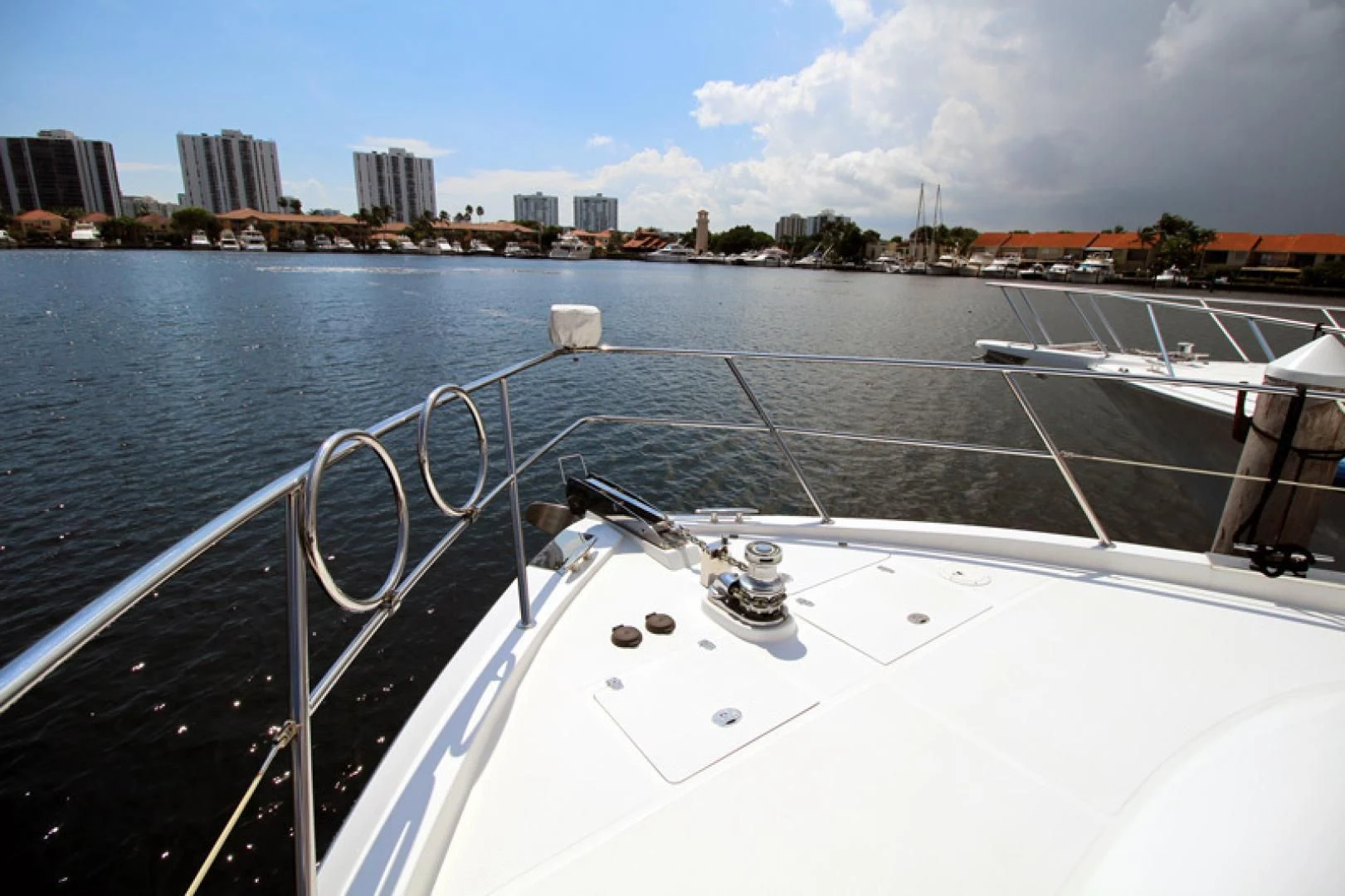 a boat on the water aboard ALWAYS SOMETHING Yacht for Sale