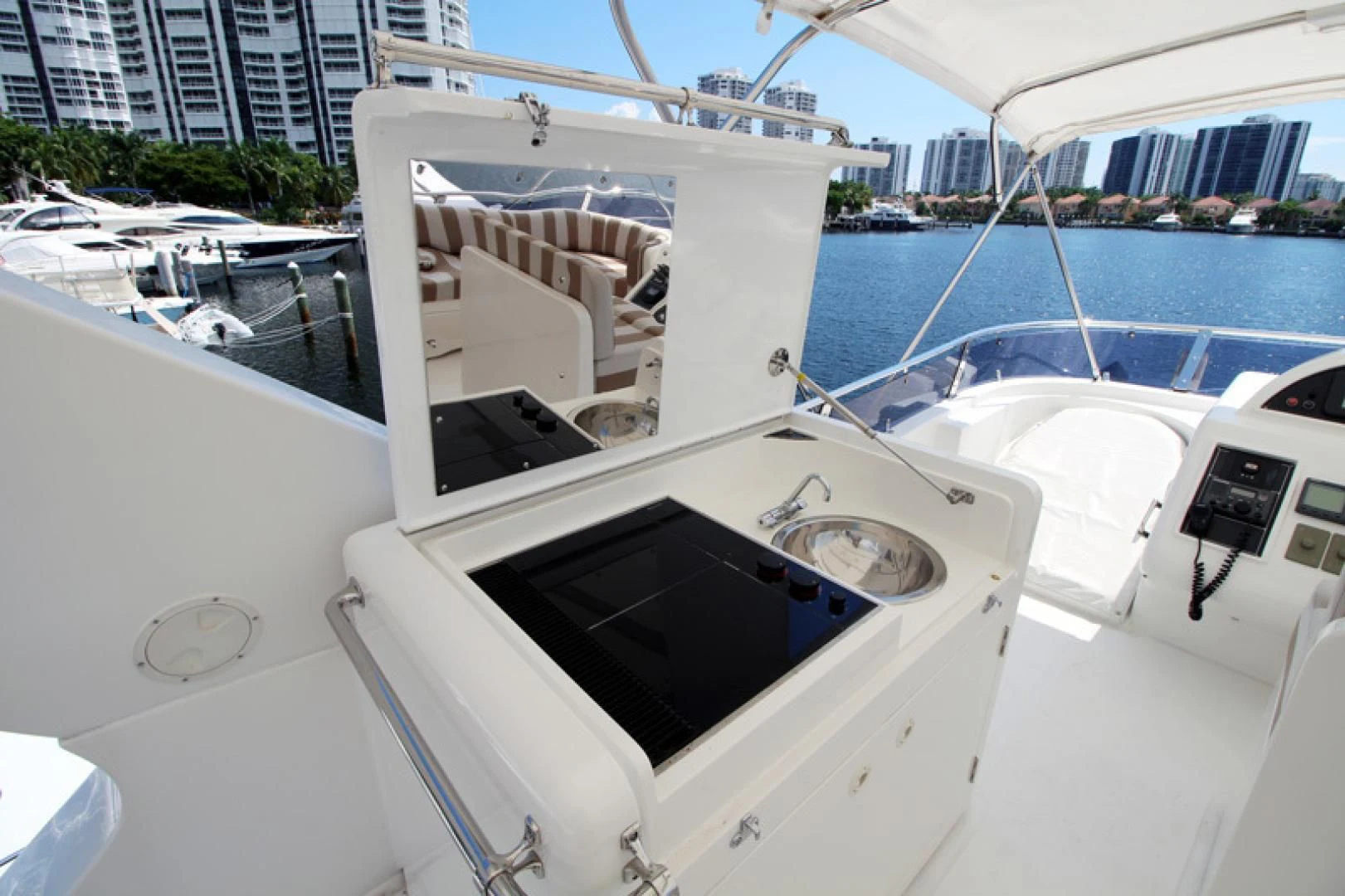 a boat in the water aboard ALWAYS SOMETHING Yacht for Sale