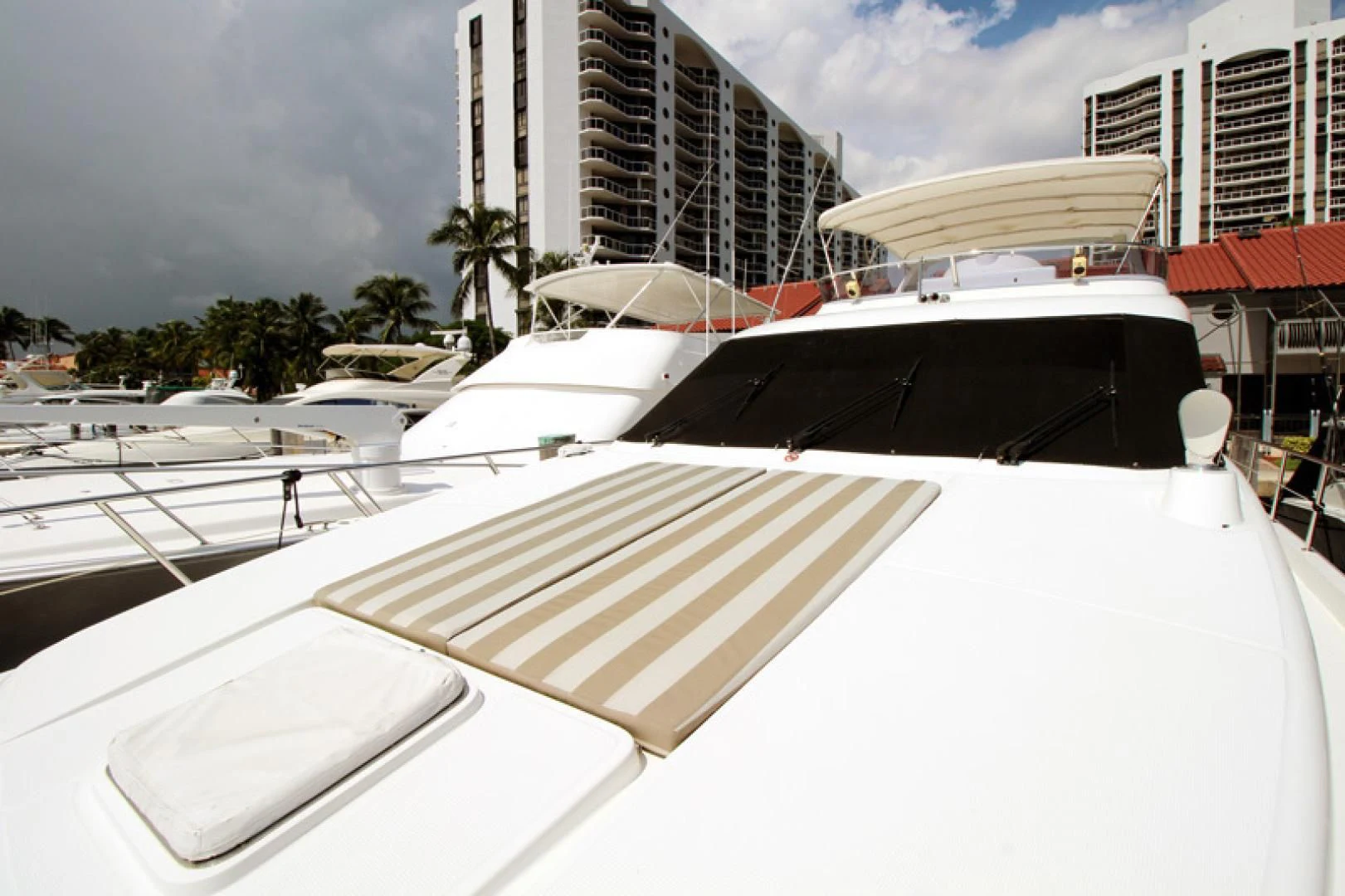 a group of boats in a harbor aboard ALWAYS SOMETHING Yacht for Sale