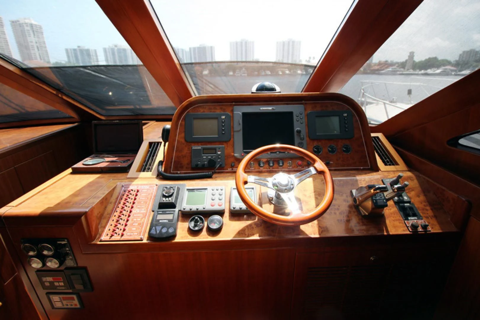 a dashboard of a car aboard ALWAYS SOMETHING Yacht for Sale