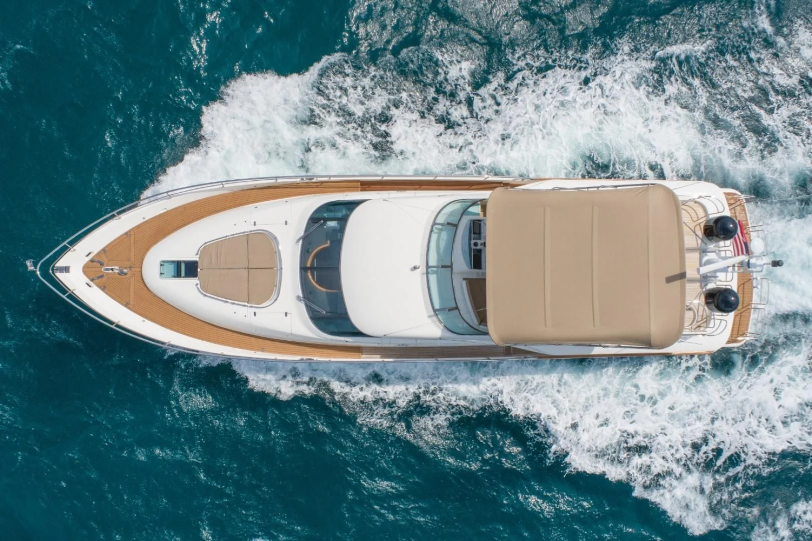 a high angle view of a ship aboard DIRECT TO Yacht for Sale