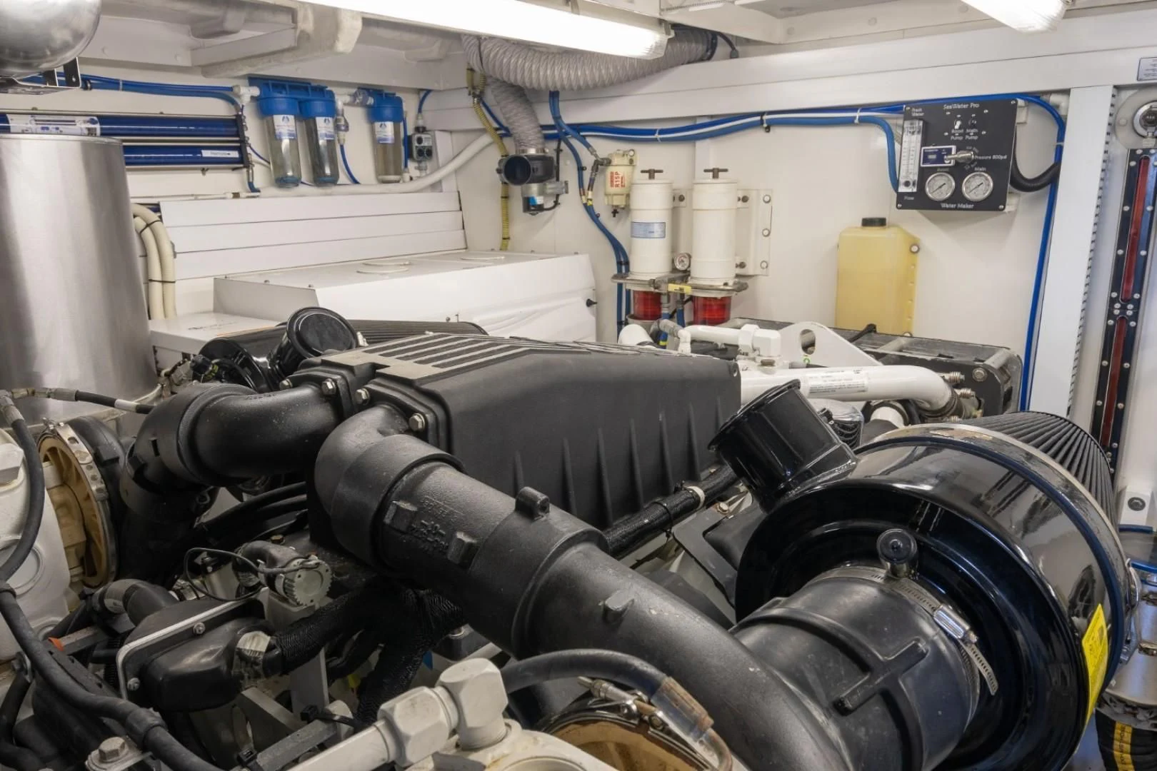 a machine with a large metal pipe aboard DIRECT TO Yacht for Sale