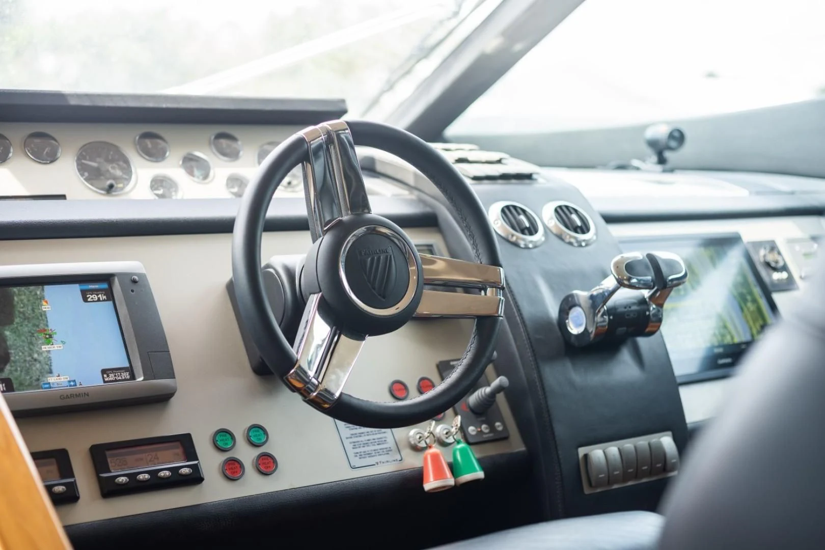 the inside of a car aboard DIRECT TO Yacht for Sale