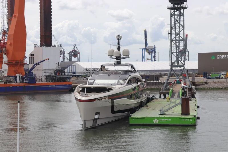 a boat in the water aboard ULTRA G Yacht for Sale