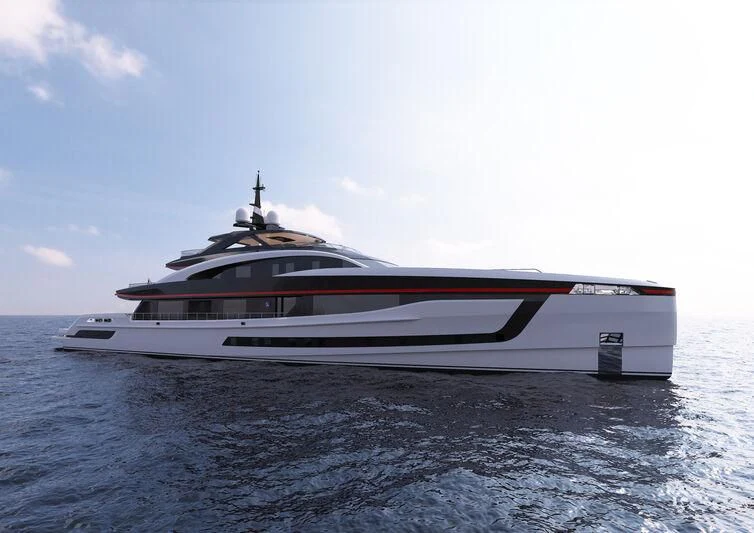 a boat on the water aboard ULTRA G Yacht for Sale