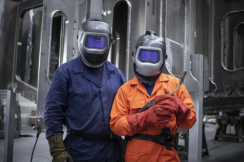 a couple of men wearing goggles aboard ULTRA G Yacht for Sale