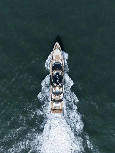 a boat in the water aboard ULTRA G Yacht for Sale