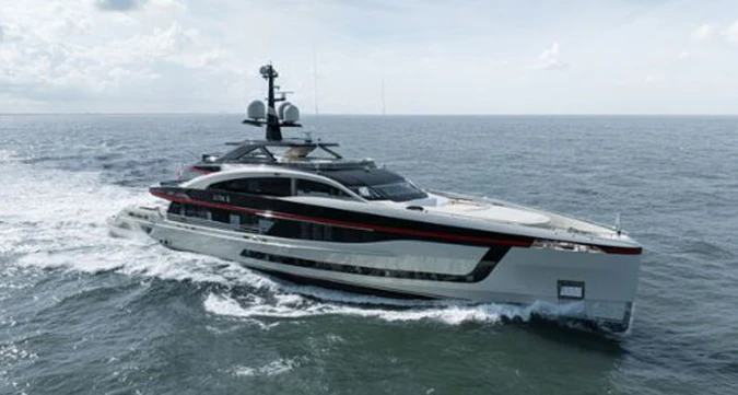 a boat on the water aboard ULTRA G Yacht for Sale