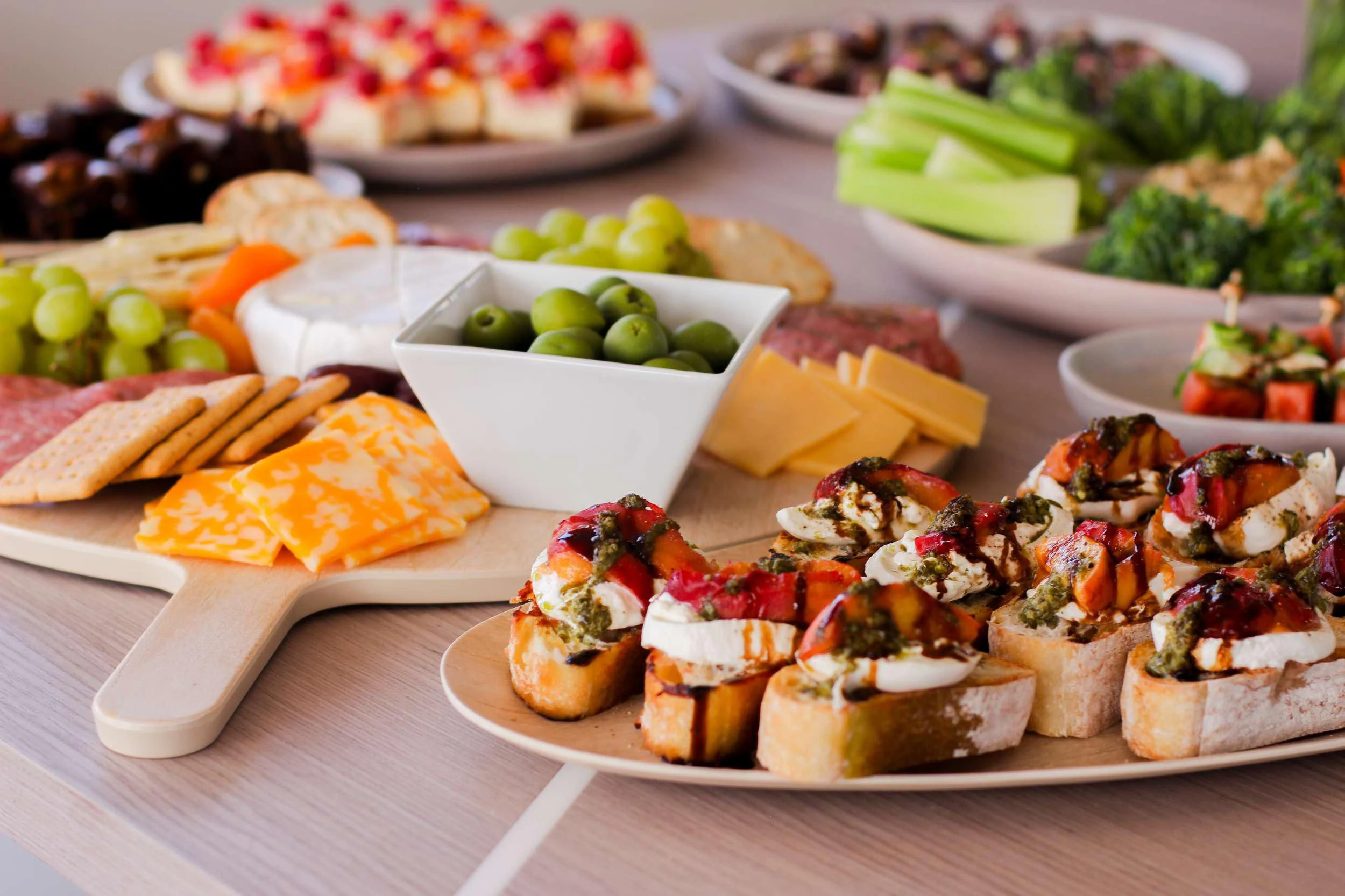 a plate of food aboard PRINCESS MILA Yacht for Charter