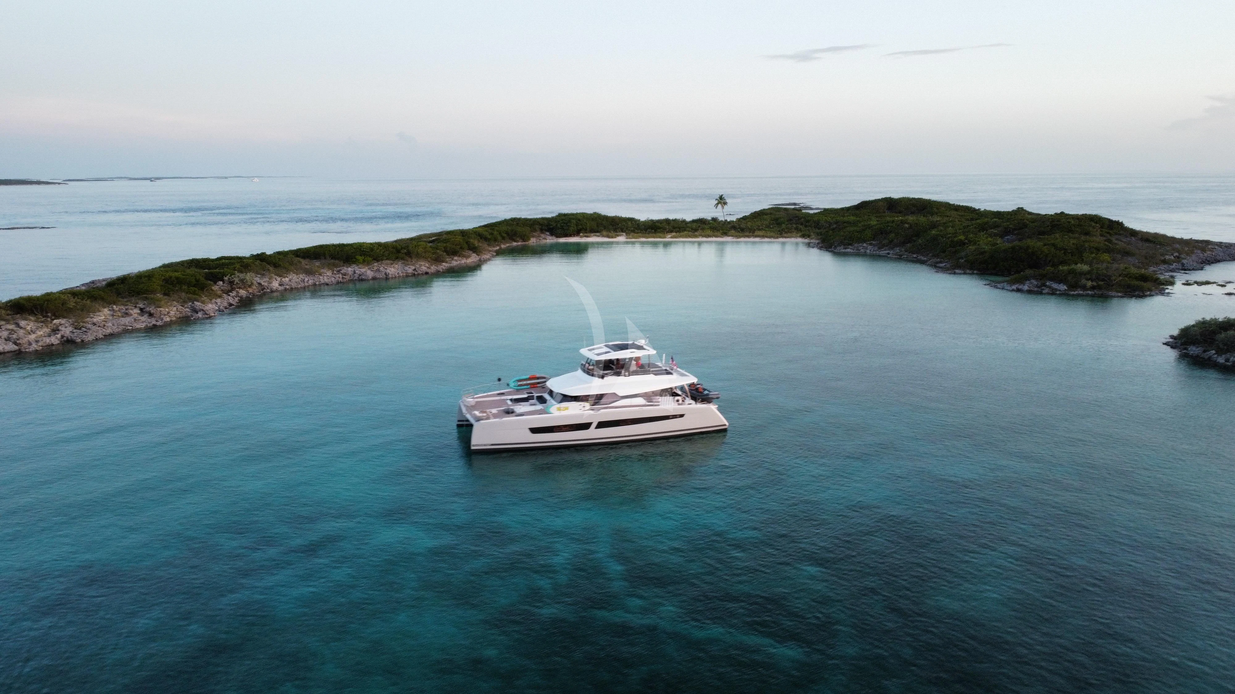 a boat on the water aboard PRINCESS MILA Yacht for Charter