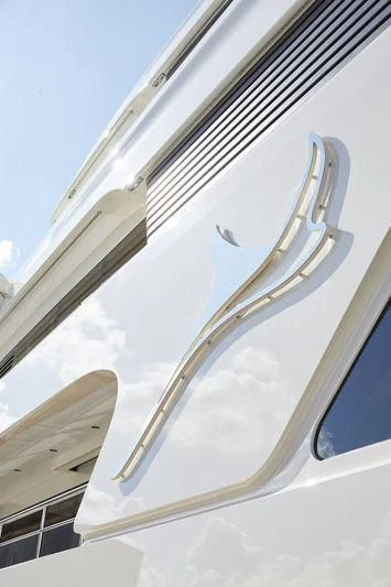 a close-up of a building aboard SAMAYA Yacht for Sale