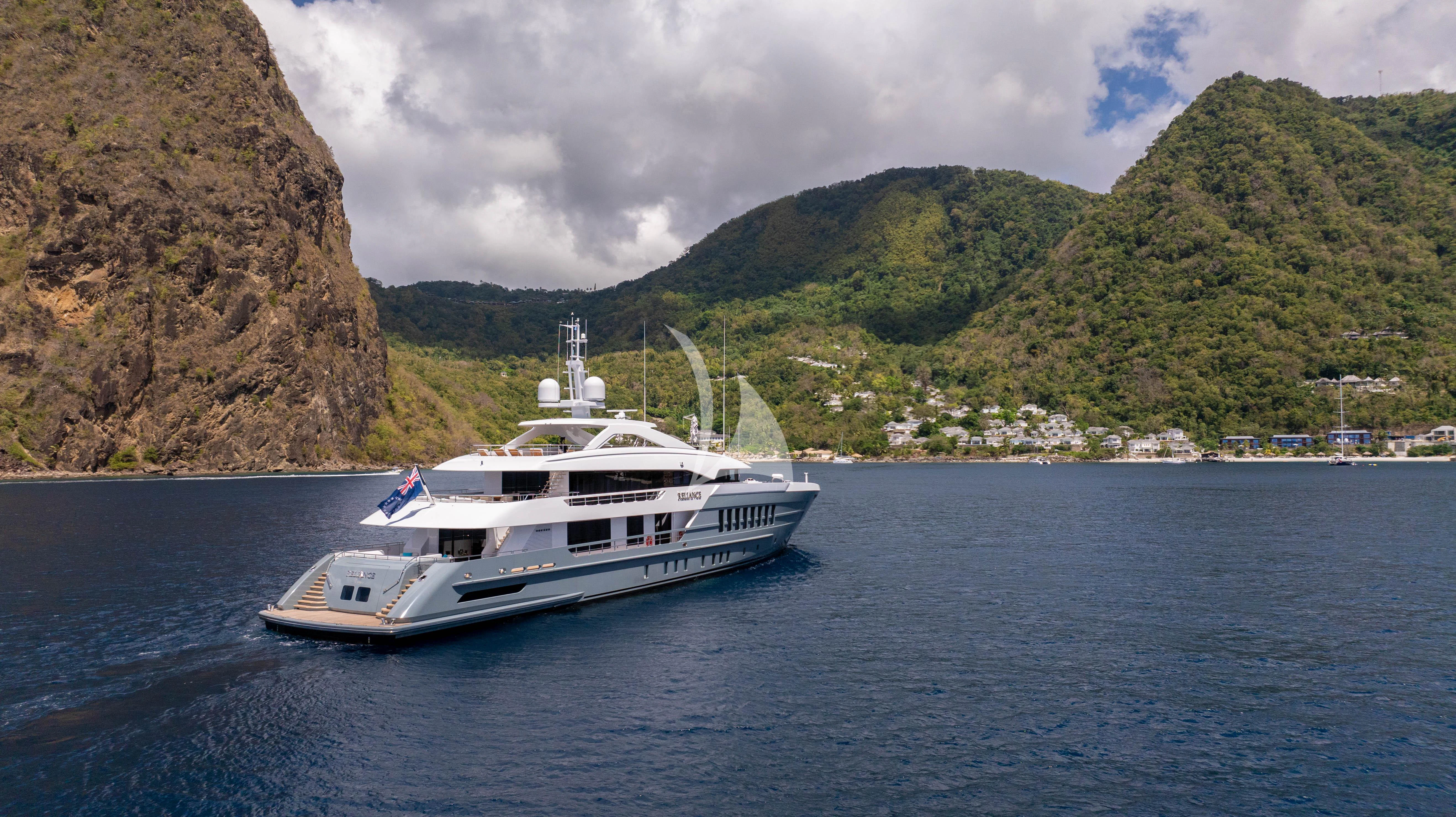 a boat on the water aboard RELIANCE Yacht for Sale