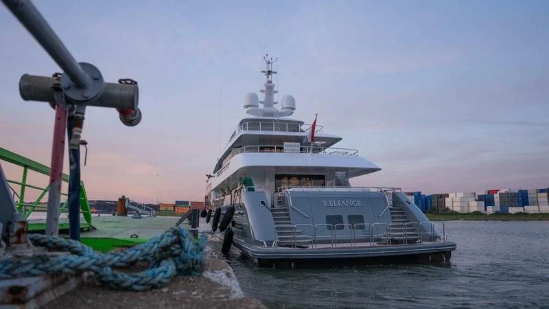 a boat on the water aboard RELIANCE Yacht for Sale