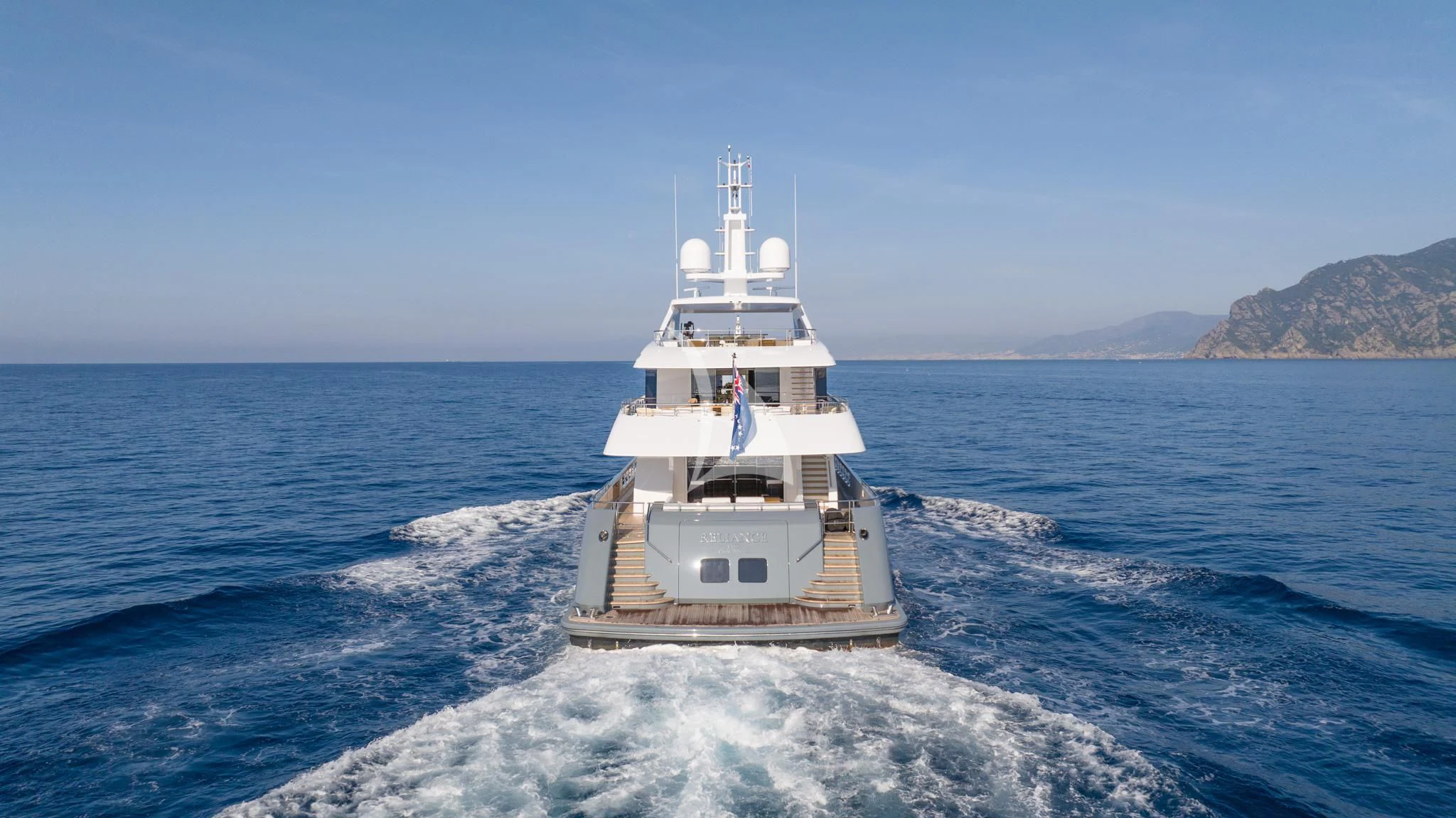 a boat on the water aboard RELIANCE Yacht for Sale