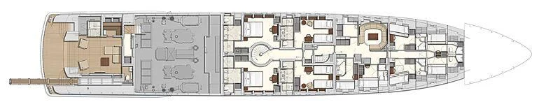 diagram aboard RELIANCE Yacht for Sale