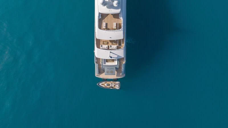 a close-up of a computer chip aboard RELIANCE Yacht for Sale