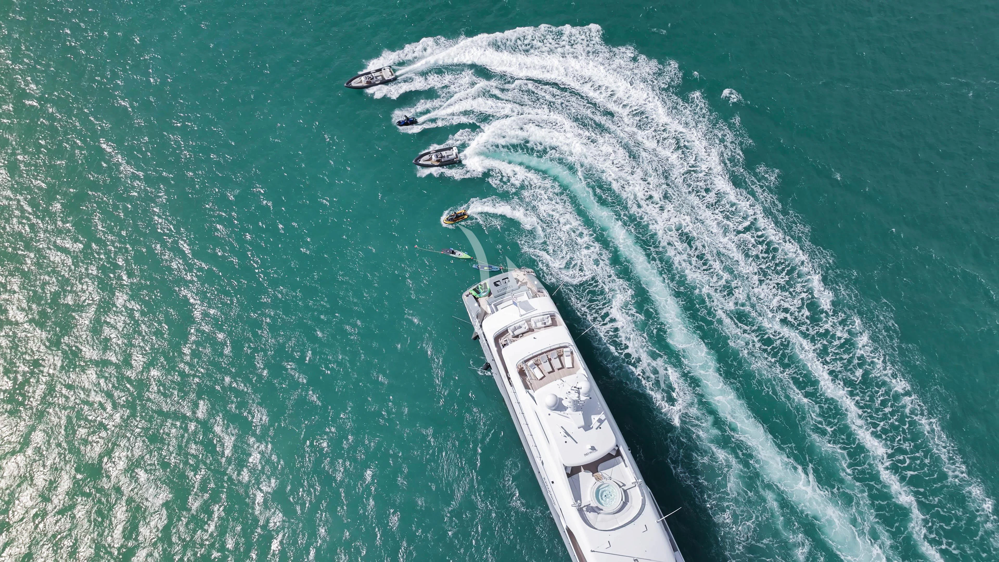 a boat in the water aboard RELIANCE Yacht for Sale