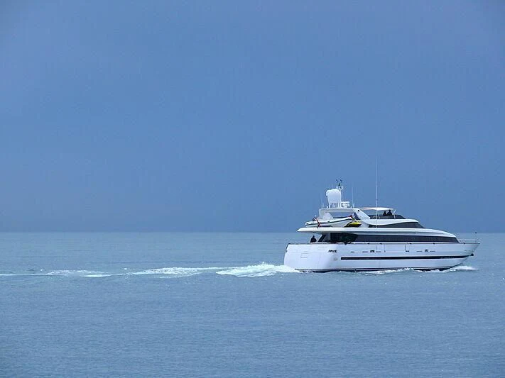 a boat on the water aboard KENAYL II Yacht for Sale