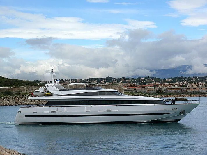 a yacht in the water aboard KENAYL II Yacht for Sale