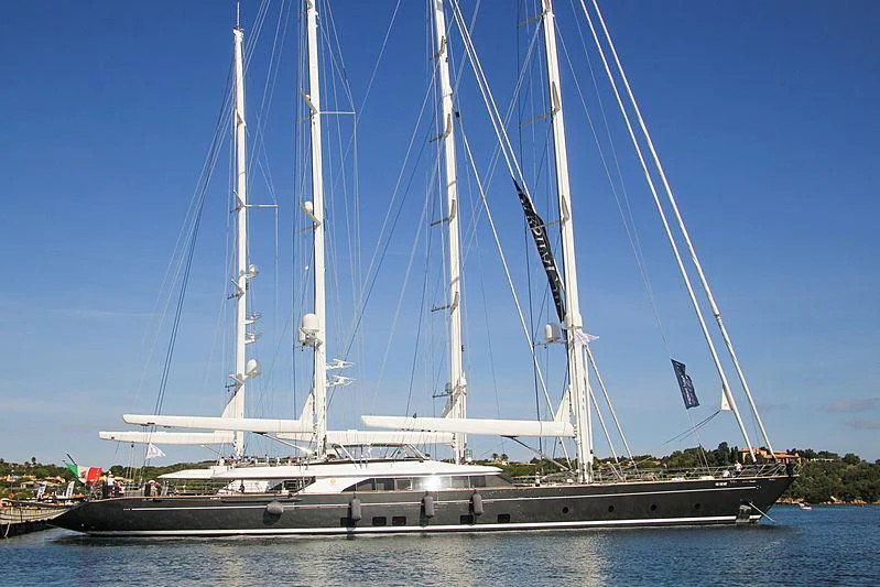 a boat on the water aboard SEVEN Yacht for Sale