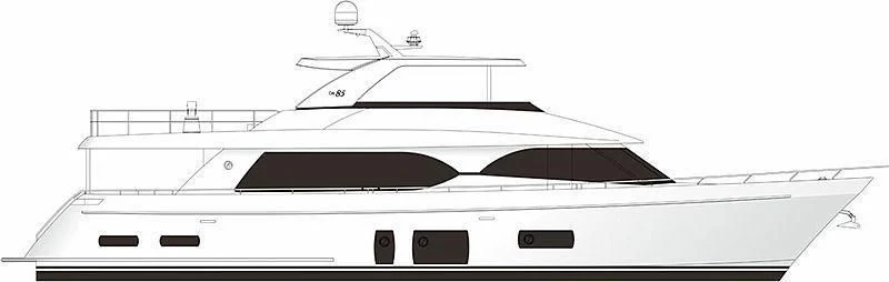 diagram aboard FORTISSIMO Yacht for Sale
