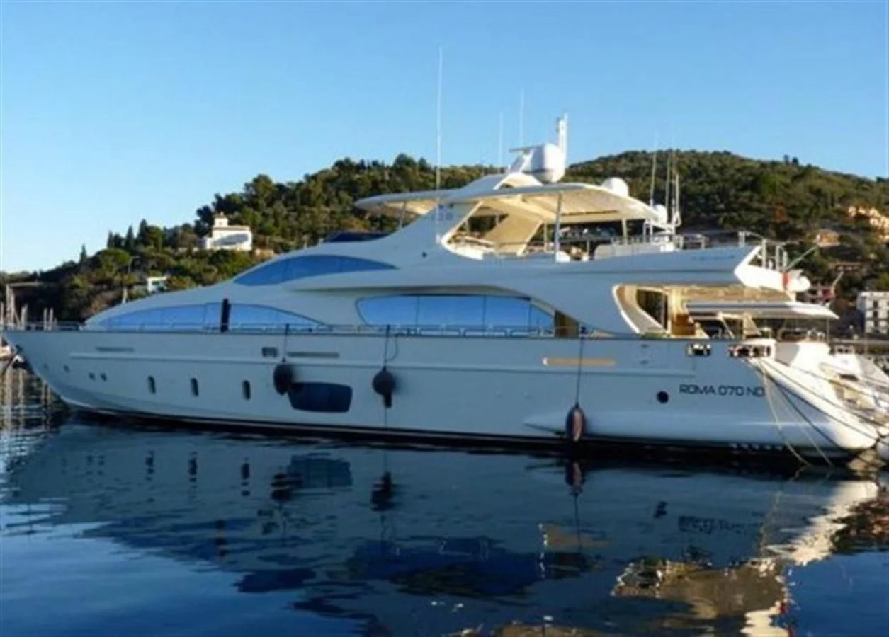 a boat on the water aboard VIVERE Yacht for Sale