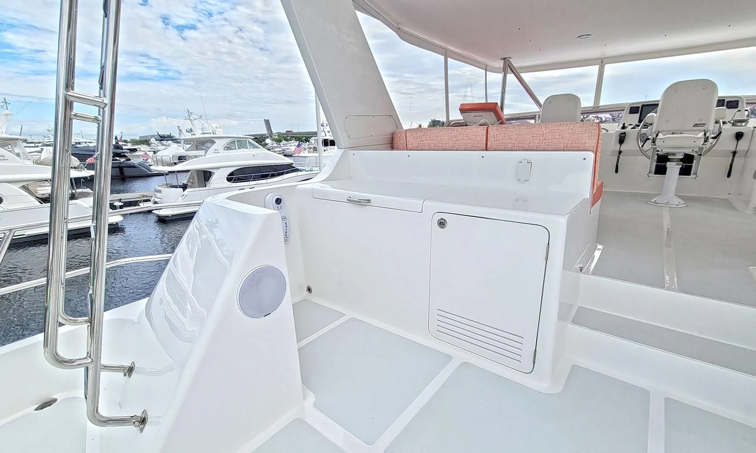 a boat on the water aboard SUERTUDO Yacht for Sale