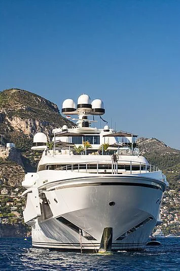 a boat in the water aboard LIONHEART Yacht for Sale