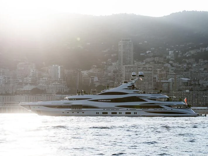 a plane on the water aboard LIONHEART Yacht for Sale