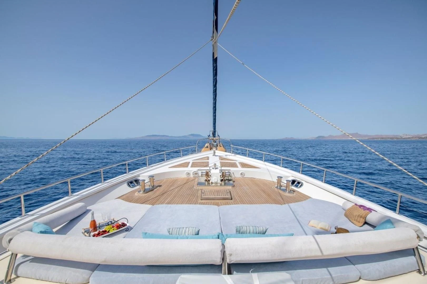 a boat on the water aboard THE WALL Yacht for Sale
